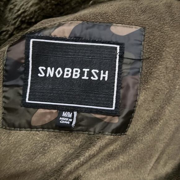 SNOBBISH CAMOUFLAGE COAT JACKET SIZE M - Picture 9 of 11
